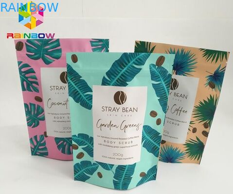 কাস্টম স্বীকৃত ম্যাট অ্যালুমিনিয়াম ফয়েল স্নান সল্ট ব্যাগ বডি স্ক্রাব প্যাকেজিং মেলার ব্যাগ