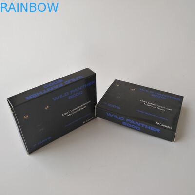 কাস্টম প্রিন্টেড হোয়াইট কার্ড পেপার হেলথ কেয়ার পিল প্যাকেজিং বক্স