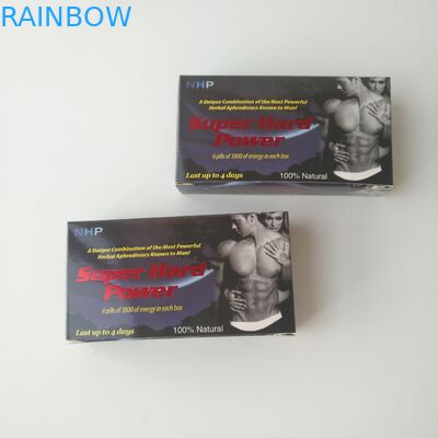 কাস্টম প্রিন্টেড হোয়াইট কার্ড পেপার হেলথ কেয়ার পিল প্যাকেজিং বক্স