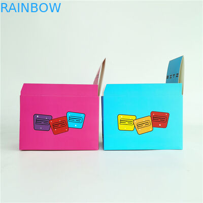 কাস্টম প্রিন্টিং পেপার বক্স কেক চকোলেট rugেউখেলান পিচবোর্ড প্রদর্শন পেপার বক্স