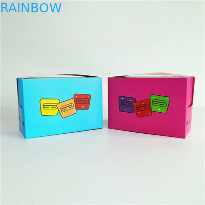 কাস্টম প্রিন্টিং পেপার বক্স কেক চকোলেট rugেউখেলান পিচবোর্ড প্রদর্শন পেপার বক্স