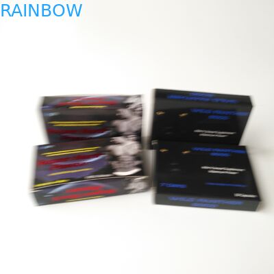 কাস্টম লোগো পুনর্ব্যবহৃত কসমেটিক যোগাযোগ লেন্স প্যাকেজিং পেপার বক্স চকচকে বড়ি আইল্যাশ আয়তক্ষেত্রাকার মেকআপ প্যাকিং পেপার বি