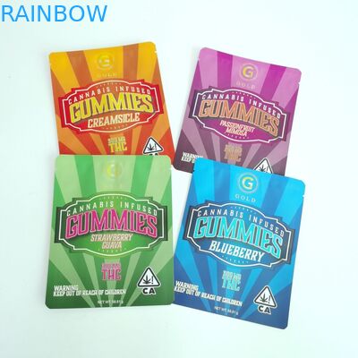 ডিজিটাল প্রিন্টিং থ্রি সাইড সিল লাগানো জিপার সহ কাস্টমাইজড ফ্ল্যাট ব্যাগ