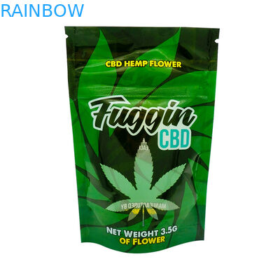 গন্ধ প্রুফ শিং ফুল ফুল সিবিডি ভোজ্য কুকিজ শিশু প্রতিরোধী সিআর প্রস্থান জিপলক মায়লার পাউচ ব্যাগ