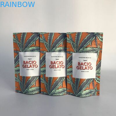 চাইল্ড প্রুফ জিপার সহ গামি প্যাকেজিং ব্যাগগুলি দাঁড় করান