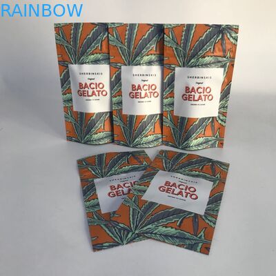 কাস্টম স্বীকৃত ম্যাট অ্যালুমিনিয়াম ফয়েল স্ট্যান্ড আপ গাঁজা প্যাকেজিং ব্যাগ