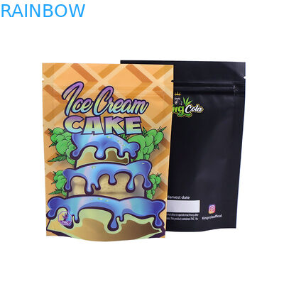 সিবিডি ওয়েডস আঠালো ক্যান্ডি বিয়ার প্যাকেজিংয়ের জন্য মাইলার ব্যাগটি ব্যাগের স্বাদে ভেষজ ফুলের শুকনো তামাকের খুচরা ব্যাগ স্ট্যান্ড আপ করুন