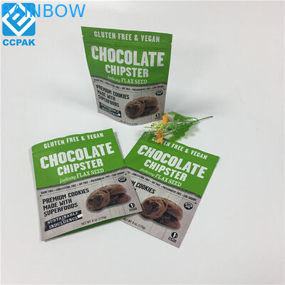 বাদাম শুকনো ফলের জন্য জিপ লক প্যাকগাইং ব্যাগ সহ পুনরায় বিক্রয়যোগ্য খাবার পাউচ ব্যাগগুলি