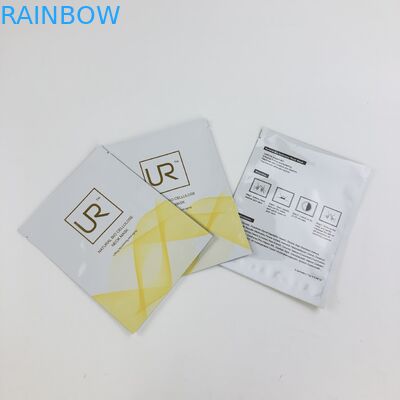 কাস্টম রিসেসেবল থ্রি সাইড ফ্ল্যাট মায়লার ফ্রস্টেড প্লাস্টিক জিপলক লোশন ক্রিম স্যাচেট ব্যাগ