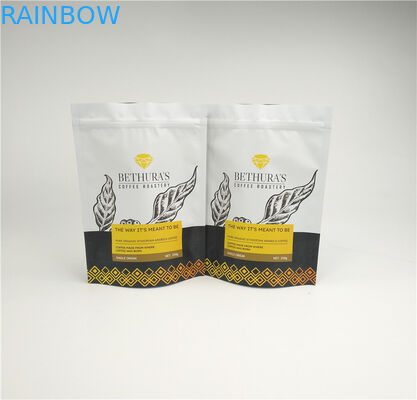 কফি শিমের জন্য 140 মিম্প এমওপিপি পুনরায় ব্যবহারযোগ্য সাইড গাসেট মেলার ব্যাগ