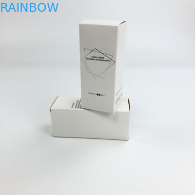 কসমেটিক নমুনা খাবার আইল্যাশ পেপার বক্স প্যাকেজিংয়ের জন্য 350 গ্রাম সাদা পিচবোর্ড সহ পাইকারি কাস্টম হট স্ট্যাম্পিং ম্যাট ফিল্ম