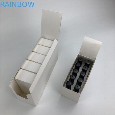 কসমেটিক স্পেরি বোতল কাগজ বাক্স প্যাকেজিংয়ের জন্য 350 গ্রাম 400 গ্রাম পুরুত্বের সাদা কার্ডবোর্ড সহ কাস্টম গ্লসি ফিল্ম কোনও মুদ্রিত নেই