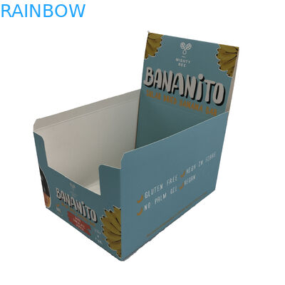 ক্যান্ডি কুকি স্পেরি বোতলগুলির জন্য পেপার বক্স প্যাকেজিংয়ের জন্য 350 গ্রাম বেধের সাদা কার্ডবোর্ড সহ কাস্টম ম্যাট ফিল্ম ইউভি