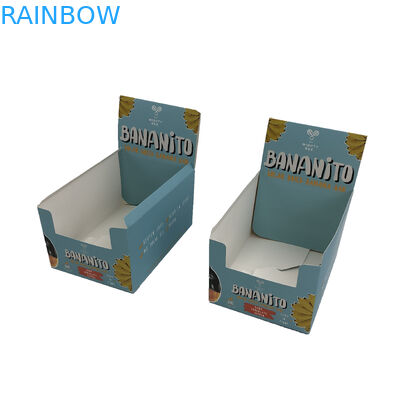 ক্যান্ডি কুকি স্পেরি বোতলগুলির জন্য পেপার বক্স প্যাকেজিংয়ের জন্য 350 গ্রাম বেধের সাদা কার্ডবোর্ড সহ কাস্টম ম্যাট ফিল্ম ইউভি