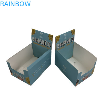 ক্যান্ডি কুকি স্পেরি বোতলগুলির জন্য পেপার বক্স প্যাকেজিংয়ের জন্য 350 গ্রাম বেধের সাদা কার্ডবোর্ড সহ কাস্টম ম্যাট ফিল্ম ইউভি