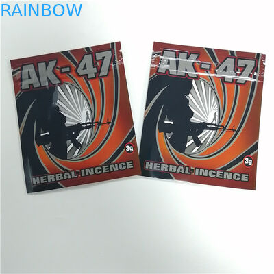 Cmyk 100 মিক্রনস ভেষজ ধূপ প্যাকেজিং ব্যাগ 4 জি