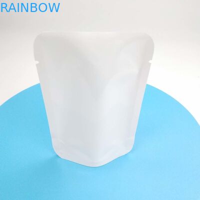 কাস্টম রিসেসেবল হিট সিল কোনও জিপার ডাইপ্যাক রিসারাল থলি স্ট্যাচ আপ থলি পাউচ ফুলের বীজ সাদা পিই এনওয়াই ম্যাটেরিয়াল প্যাকেজিং ব্যাগ