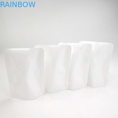 কাস্টম রিসেসেবল হিট সিল কোনও জিপার ডাইপ্যাক রিসারাল থলি স্ট্যাচ আপ থলি পাউচ ফুলের বীজ সাদা পিই এনওয়াই ম্যাটেরিয়াল প্যাকেজিং ব্যাগ