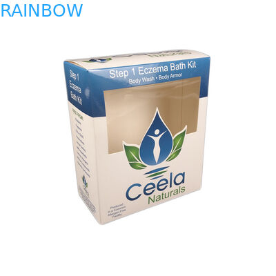 প্রসাধনী নমুনার জন্য কাস্টম সস্তা গহনা নেকলেস প্যাকেজিং ক্রাফ্ট পেপার বক্স স্বচ্ছ উইন্ডো সহ সস্তা কাগজ বাক্স