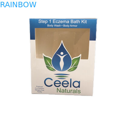 প্রসাধনী নমুনার জন্য কাস্টম সস্তা গহনা নেকলেস প্যাকেজিং ক্রাফ্ট পেপার বক্স স্বচ্ছ উইন্ডো সহ সস্তা কাগজ বাক্স