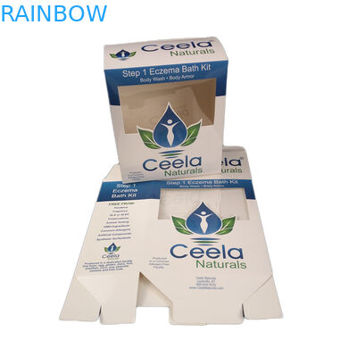 প্রসাধনী নমুনার জন্য কাস্টম সস্তা গহনা নেকলেস প্যাকেজিং ক্রাফ্ট পেপার বক্স স্বচ্ছ উইন্ডো সহ সস্তা কাগজ বাক্স