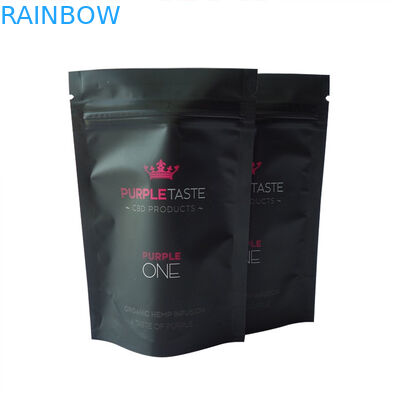 14 জি 28 জি গন্ধযুক্ত প্রুফ মুদ্রিত ফয়েল সিবিডি মাইলার ব্যাগ জিপলক সহ