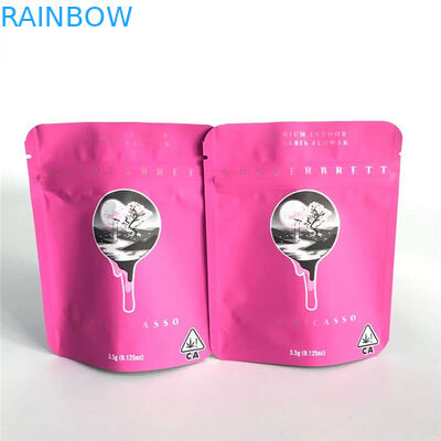 কাস্টম স্বীকৃত স্টক আঠালো প্যাকেজিং ব্যাগগুলি সফট টাচ স্ট্যান্ড আপ ব্যাগ