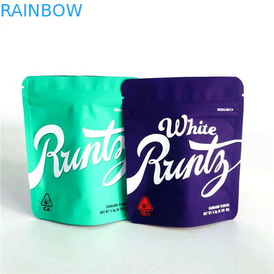 কাস্টম স্বীকৃত স্টক আঠালো প্যাকেজিং ব্যাগগুলি সফট টাচ স্ট্যান্ড আপ ব্যাগ