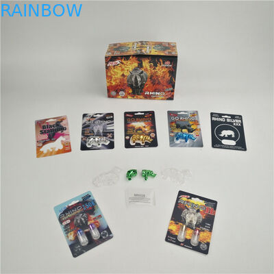 গ্রাভুর প্রিন্টিং 90 মিমি 3 ডি ফোস্কা কার্ড ম্যাগনাম এসডাব্যাগ ক্যাপসুল