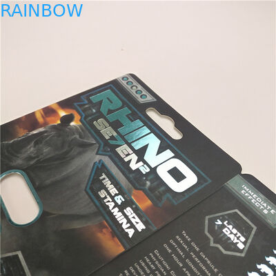 গ্রাভুর প্রিন্টিং 90 মিমি 3 ডি ফোস্কা কার্ড ম্যাগনাম এসডাব্যাগ ক্যাপসুল