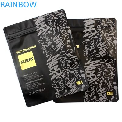 প্রচারমূলক লোগো মুদ্রণ জিপার টি-শার্ট জিপ লক স্বচ্ছ ওপ প্যাকেজিং গার্মেন্টস পলি ব্যাগ