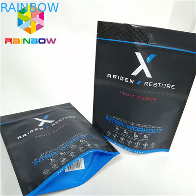 অল্প পরিমাণে টিপল ন্যাচ কাস্টম প্রিন্ট সহ জিপলক ফ্ল্যাট পেপার ব্যাগ সহ কাগজের ব্যাগগুলি আপ করুন