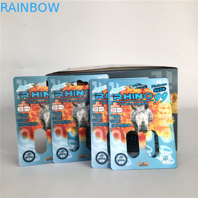রাইনো 99 500 কে ডাবল হোল 3 ডি গন্ডার কার্ড পুরুষ বর্ধন বড়ি জন্য