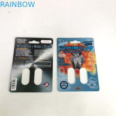 রাইনো 99 500 কে ডাবল হোল 3 ডি গন্ডার কার্ড পুরুষ বর্ধন বড়ি জন্য