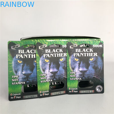 12 মিমি ক্যাপ পুরুষ বর্ধন 3 ডি লেন্টিকুলার কার্ড 500 কে পিল