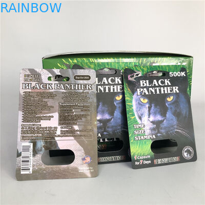 12 মিমি ক্যাপ পুরুষ বর্ধন 3 ডি লেন্টিকুলার কার্ড 500 কে পিল