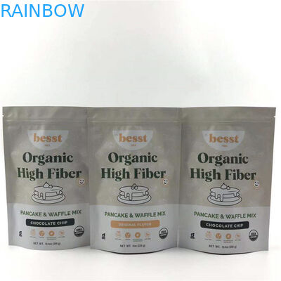 স্নাক্স প্যাকেজিংয়ের জন্য শুকনো ফলের অ্যালুমিনিয়াম ফয়েল পাউচের জন্য ডিজিটাল প্রিন্টিং স্ট্যান্ড আপ পাউচ