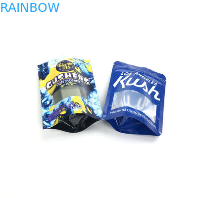 সিবিডি 3.5 জি সফট টাচ কুকি ব্যাগ গন্ধযুক্ত প্রুফ মাইলার চাইল্ডপ্রুফ ফয়েল পাউচ প্যাকেজিং