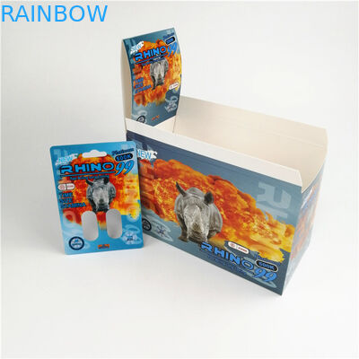 সুপার প্যান্থার ফোস্কা কার্ড প্যাকেজিং রাইনো 600 কে 700 কে