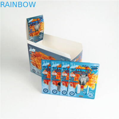 সুপার প্যান্থার ফোস্কা কার্ড প্যাকেজিং রাইনো 600 কে 700 কে