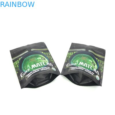 এমওপিপি রিসেসেবল স্ট্যান্ড আপ পাউচ গ্রিন টির জন্য 120 মাইক্রন