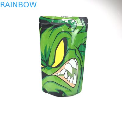 120 মিক্রন এমওপিপি ভিএমপিইটি ফুড জিপ লক ব্যাগ গ্রিন টির জন্য