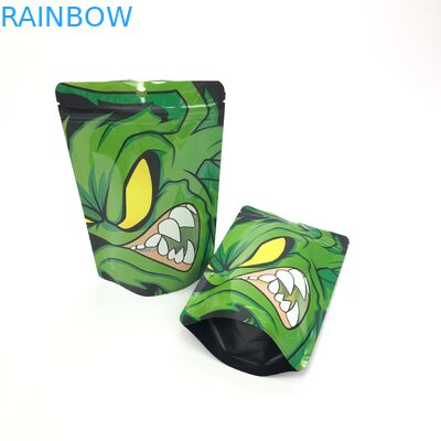 120 মিক্রন এমওপিপি ভিএমপিইটি ফুড জিপ লক ব্যাগ গ্রিন টির জন্য