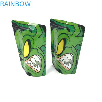 120 মিক্রন এমওপিপি ভিএমপিইটি ফুড জিপ লক ব্যাগ গ্রিন টির জন্য