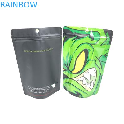 120 মিক্রন এমওপিপি ভিএমপিইটি ফুড জিপ লক ব্যাগ গ্রিন টির জন্য