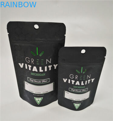 খাদ্য গ্রেড কাস্টমাইজড মুদ্রিত ফয়েল স্তরিত পুনরায় আকারযুক্ত মাইলার জিপলক ডাইপ্যাক সিবিডি ক্যান্ডি স্ট্যান্ড আপ ব্যাগ