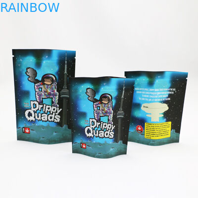 ফয়েল জিপার গন্ধযুক্ত প্রুফ সিএমওয়াইকে মাইলার আগাছা প্যাকেজিং ব্যাগ