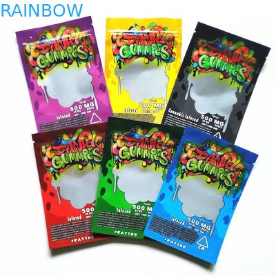 সিএমওয়াইকে ৪.৩ মিলগুলি মোটা শিশু প্রুফ পেপার ব্যাগগুলি সিবিডি খামগুলি