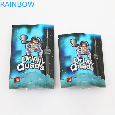 সিএমওয়াইকে ৪.৩ মিলগুলি মোটা শিশু প্রুফ পেপার ব্যাগগুলি সিবিডি খামগুলি