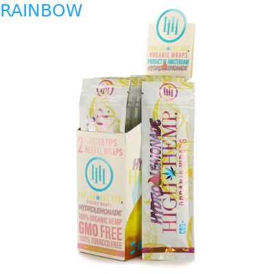 হাই ব্যারিয়ার সিএমওয়াইকে 200 মিমি ব্লান্ট মোড়ানো সিগার পাউচ 300gsm